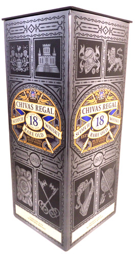 Boîte carton whisky chivas - carton,